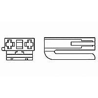AMP Connectors - TE Connectivity 623346-1 Housings 2P CONNECTOR HOUSING