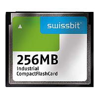Swissbit SFCF0256H1BK1MT-I-MS-553-SMA Compact Flash Cards 256MB IND COMP FLASH SLC C300L IND TEMP