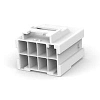 AMP Connectors - TE Connectivity 1-1971774-4 Wire Housings 2 x 4 PBT-A Cap Hsg Free Hanging