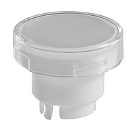 NKK Switches AT3005JB Cap, Rectangular RND CLR LNS/WHT DIFF FOR YB W/ LED