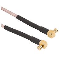 Amphenol RF 255104-03-06.00 RF Cable Assemblies MCX R/A Plug to R/A Plug RG316/U DS 6in