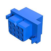 Amphenol Positronic PLA03M4B0A1 Connectors Power Connector - 1 Row, 3 size 16 contacts, Pin (Male), Right Angle Solder