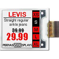 Pervasive Displays E2154JS0C1 E-Paper Displays 1.54" EPD, Spectra Red