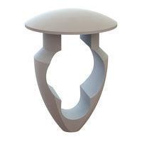 Essentra Components 27KY2190093 Keyhole Rivet Keyhole Rivet, .219 Hole, .093 Panel Thk