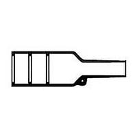 Raychem - TE Connectivity 202K153-25/225-0 Molded Boot, Circular Molded Part Straight