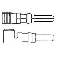 AMP Connectors - TE Connectivity 213841-1 (Cut Strip) Contacts POWERBAND CONT Cut Strip of 100