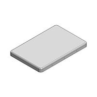 Masach Tech MS381-10C-NS EMI/RFI Shield Cover, Two-Piece 38.7 x 25.9 x 2.7mm Two-piece Drawn-Seamless RF Shield/EMI Shield COVER (Nickel-Silver)