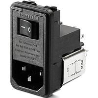 Schaffner FN389-6-21 Inlets 6A FL MT 2FS HI-PRF POWER ENTRY MODULES