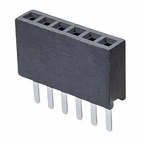 Harwin M50-3030642 Receptacle 6 WAY SIL VERT PC TAIL SKT
