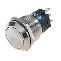 EAO 82-5581.1000 Anti-Vandal 82-5581.1000.pushbutton.momentary.19 mm.aluminium natural.raised/convex.no LED.no colour.no LED.soldering terminal
