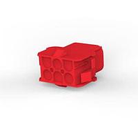 AMP Connectors - TE Connectivity 1-480705-2 Receptacle Housings CAP HOUSE 6 POS RED UL94V-2