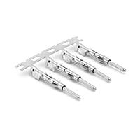 Amphenol SINE Systems SP16M2T Contacts Pin Contact, Stamped, Size 16, Tin over Nickel, Wire Range .75-1.5mm ,  16-14 AWG, with 3 Tangs. 3,000 pcs. Reel