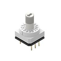 Wurth Elektronik 428527420917 Rotary Switches WS-ROSV Rot Swi IP67 16Pos Hor Ivory