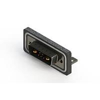 EDAC 629W7W2-240-3N4 Mixed Contact D-Sub Connectors Right-angle Waterproof Power Combo D-Sub Connector