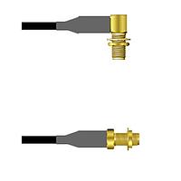 Amphenol Custom Cable Q-2R02Y0008018i RF Cable Assemblies SMA-RJB/SMA-SJB RG58 18I