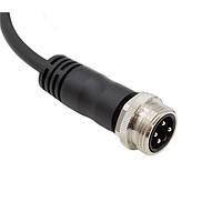 Bulgin PXPTPU78FIM04ACL010PUR Sensor Cables / Actuator Cables 4 Contacts 7/8" Inline Body Male 1m Cable