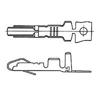 Hirose Electric QR/P1-SC1B-221(12) Rack & Panel Connectors FML CRIMP PWR TERM THICK WIRES