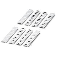 PHOENIX CONTACT 0801407:0051 Wire Labels & Markers ZackMarkStrip10Sec 3.5mm#s51-60vertlab