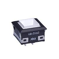NKK Switches UB25KKG016G Pushbutton Switches LOW PROFILE PSHBTTN ILLMNTD/PC AND SLDR