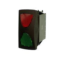 CW Industries GRB292D301BBRG1 Rocker Switches ON-OFF-ON Rocker LED IP66