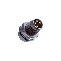 Amphenol LTW 8AP-02PMMS-SF7001 Circular Metric Connectors Guided M8 Circular Metric Connector, Plastic, 3A, 02 pins, Male Connector, Male Contact, Hexagonal, Screw Thread, Solder, Receptacle, Front Fastened, IP67 Unmated