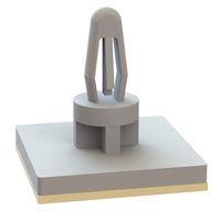 Essentra Components 27LAD0312 Supports PCB Support, Adhesive, .312 Spacer, .70x.70 Base