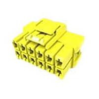 AMP Connectors - TE Connectivity 4-1971776-6 Headers & Wire Housings PTL 2X6 PLUG HSG STD TEMP KEY D YEL