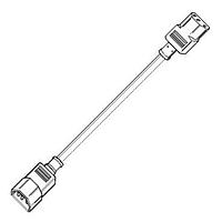 Volex 17753 10 B1 AC Power Extension Cord 18AWG JUMPER 3FT 3IN (1.0m) BLACK