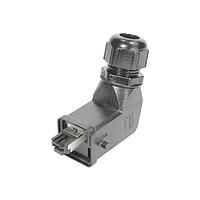 HARTING 09451251104 Connectors RJI IP67 HAN3A DATA PLUG PLASTIC ANGLED