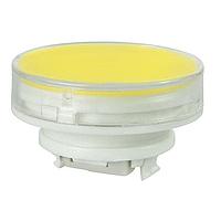 NKK Switches AT4055JE Cap, Round CLR LENS/YLW FLTR LB PNL SL INCNDSCNT LMP