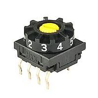 NKK Switches FR01SC10P-W-S Rotary Switches 10 POS COMP CODE DIAL STRT PC WSHABLE