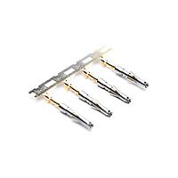 Amphenol SINE Systems SS28W2G30 Contacts Socket Contact, Stamped, Gold 30u", Wire Range .05-.08mm ,  30-28 AWG, with 3 tangs. 3,000 pcs. Reel