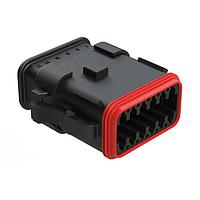 Amphenol SINE Systems AT06-12SA-SRBK 6-Way Plug 12-Way Strain Relief Black