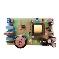 Infineon DEMO5QR2270AZ24W1TOBO1 AC/DC Primary/Secondary Side Controller - Flyback This demostration board operates under a wide range input developed with offline SMPS application in mind. It features the new ICE5QR2270AZ PWM quasi-resonant flyback CoolSET with 700V integrated MOSFET in DIP-7 package.