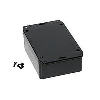 Hammond Manufacturing 1591SSFLBK Flanged Enclosure ABS w/Flanged Lid 4.3x3.2x1.6" Black