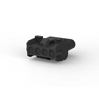 AMP Connectors - TE Connectivity 1-350780-9 Pin & Socket Connectors 04P UMNL V0 CAP HSG BLACK