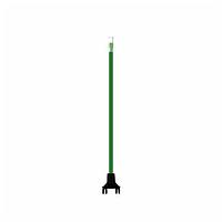 BIVAR SZ4-10.00-F5PGN-5 Flexible Light Pipes with LEDs Optical Fiber Color Green 10in L