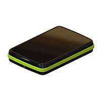 Serpac CX60DBKANG Hand Held CX-60 Series Waterproof Pocket Enclosure with Neon Green Seal. Three-Piece Design, Polycarbonate Plastic, Integrated Waterproof Seal, IP 65, 66, 67; NEMA 4X, 12, 13 Ratings