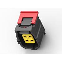 AMP Connectors - TE Connectivity 184322-1 Housings 2X2 PLG ASSY KEY F C4