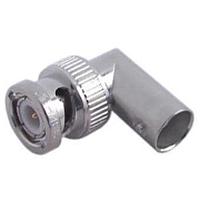 HUBER+SUHNER 53_BNC-50-0-1/133_NE RF Adapters - In Series BNC plug(m) to BNC jack(f) right angle