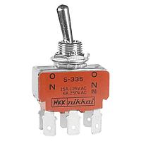 NKK Switches S335F-AT402C Toggle Switches SWITCH ROCKER