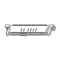 Amphenol FCI PSASF3130201TR PCI Express SAS/PCIe 40  storage connectors 12G  68pin socket  Vertical  SMT Receptacle