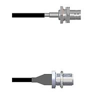 Amphenol Custom Cable Q-0401U0003072i RF Cable Assemblies BNC-SJB/N-SJB G174 72I