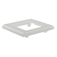 NKK Switches AT9201B Square .937" WIDE WHITE BEZEL FOR MLW SERIES