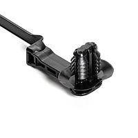 HellermannTyton 157-00247 Cable Tie Mounts 1-Pc Cable Tie/Fir Tree Mount with Disc, 9"L, 6.2 - 13.0 mm, PA66HIRHSUV, Black,