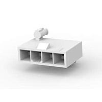 AMP Connectors - TE Connectivity 2029054-4 Shrouded VERT HDR 4P W/PEG 94-V2