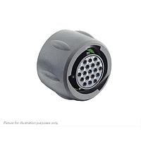 Eaton Souriau-Sunbank UTSX614E19S Plugs Plug, without backshell, with 19 female solder contacts, IP68/69K in unmated conditions