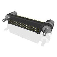 Amphenol Socapex MHDAS2M030YDE10 Connectors Micro HDAS 30 male straight pc tail contacts30 position pin 1.27 mm 2 row straight