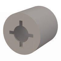 Essentra Components 13SPRT080 Self Retaining Round Spacer, Retaining, #8 Screw, .375 Spacer