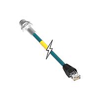 Molex 130054-5003 Ethernet Cables / Networking Cables UL M12 IND ETHNET DE FE ST/RJ45 M PVC 1M